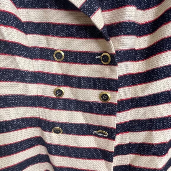 CAbi Love Carol Cruise Jacket | Style 5094 | Women’s Size 6 | Nautical Striped - Picture 7 of 11